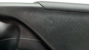 Door trim panel, front right, Toyota Prius 50 18-22, black with gray insert, with leather armrest, scratches