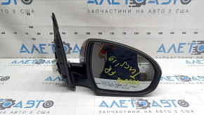 Right side mirror assembly Hyundai Tucson 19-21, 7 pins, heated, BSM, red, worn