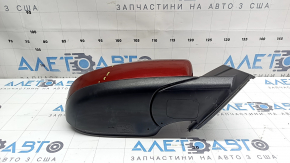 Right side mirror assembly Hyundai Tucson 19-21, 7 pins, heated, BSM, red, worn