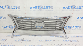 Radiator grille Lexus RX350 RX450H 13-15 rest, assembled in Canada, broken mount