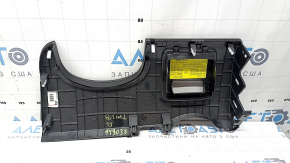 Black, scratched driver's knee pad for Hyundai Tucson 19-21