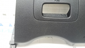 Black, scratched driver's knee pad for Hyundai Tucson 19-21