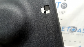 Hyundai Tucson 16-21 black, scratched lower passenger footwell dash trim