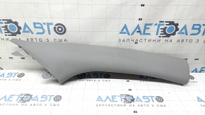 Upper right front pillar trim for Hyundai Tucson 19-21, gray, scratches, whitened plastic
