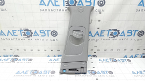 Right upper center pillar trim for Hyundai Tucson 16-21, gray, scratched, plastic turned white