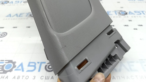 Right upper center pillar trim for Hyundai Tucson 16-21, gray, scratched, plastic turned white