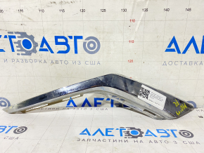 Front bumper molding chrome lower left Mitsubishi Outlander 16-22 rest