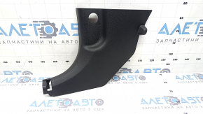 Black lower left front pillar trim for Hyundai Tucson 16-21, broken fasteners