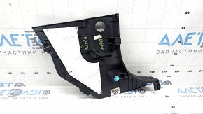Black lower left front pillar trim for Hyundai Tucson 16-21, broken fasteners