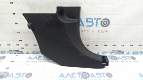 Hyundai Tucson 16-21 black lower right front pillar trim, scratched, broken mount