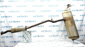 Rusty rear muffler with barrel for Nissan Rogue 22-23 1.5T
