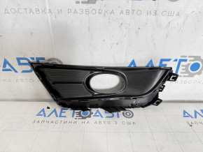 Front bumper grille right Honda CRV 17-19 under fog lights with molding