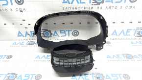Hyundai Tucson 19-21 black and chrome instrument cluster surrounds