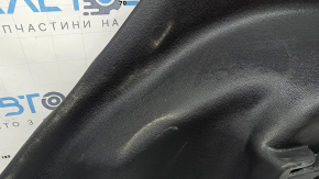 Right arch trim for a 16-21 Hyundai Tucson, black, without a subwoofer, scratches, whitened plastic, dent