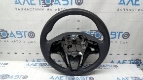 Naked steering wheel for Hyundai Tucson 19-21, black rubber, no buttons, with overlay, scratches