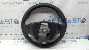 Naked steering wheel for Hyundai Tucson 19-21, black rubber, no buttons, with overlay, scratches