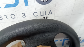 Naked steering wheel for Hyundai Tucson 19-21, black rubber, no buttons, with overlay, scratches