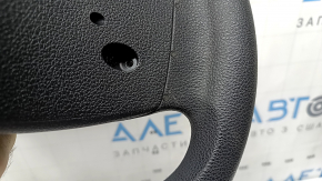 Naked steering wheel for Hyundai Tucson 19-21, black rubber, no buttons, with overlay, scratches