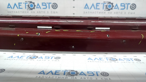 Front bumper bare Hyundai Tucson 19-21 blue R2U, dented, scuffed, cracks in the fasteners