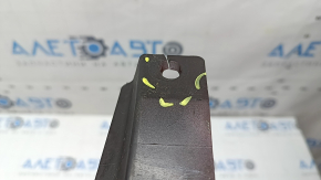 Front bumper bare Hyundai Tucson 19-21 blue R2U, dented, scuffed, cracks in the fasteners