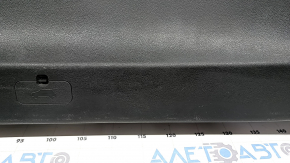 Hyundai Tucson 16-21 black lower trunk door trim, worn