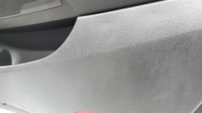 Door trim panel, front right, Hyundai Tucson 19-21, black, insert black, armrest leather black, with handle, scratches