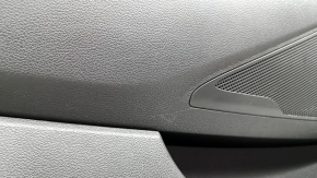Black front left door panel for Hyundai Tucson 19-21, black insert, black leather armrest with handle, scratches