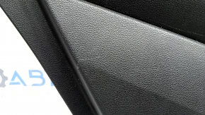 Door trim panel rear left Hyundai Tucson 19-21 black, insert black, armrest leather black, with handle, scratches