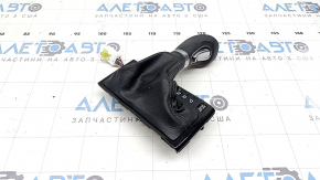 Hyundai Tucson 16-21 gearshift lever cover with gear knob, black rubber, scratches