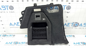 Rear right lower arch trim for BMW X7 G07 19-22, black anthrazit, with pocket, with lamp, broken mount