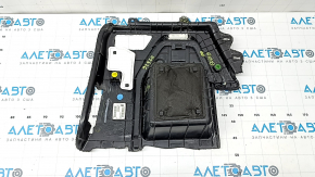 Rear right lower arch trim for BMW X7 G07 19-22, black anthrazit, with pocket, with lamp, broken mount