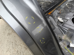 Quarter wing rear right Nissan Rogue 21-23 on the body, graphite