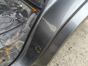 Quarter wing rear left Nissan Rogue 21-23 on the body, graphite