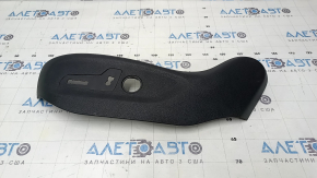 Black driver's seat side control trim for Hyundai Tucson 16-21