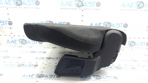 Rear seat backrest, 2nd row, left, Hyundai Tucson 19-21, black fabric, with mechanism, for cleaning