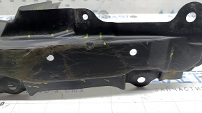 The right side engine guard for a Toyota Prius 50 19-22 is dented and scuffed.