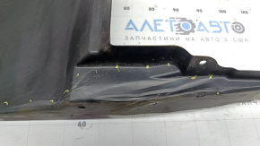 The right side engine guard for a Toyota Prius 50 19-22 is dented and scuffed.