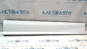 Lower front right door trim for Audi Q8 19-26, white, color-matched, scratches