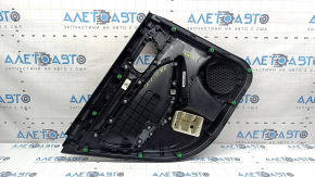 Door trim panel, rear right, Honda Civic XI FE/FL 22-26, black fabric, LX, scratches