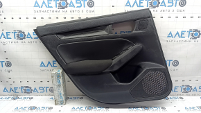 Door trim panel, rear left, Honda Civic XI FE/FL 22-26, black fabric, LX