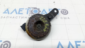 Left horn for Toyota Prius 50 16-22 low Denso with bracket, rusty