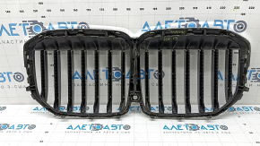 Radiator grill BMW X7 G07 19-22 without night vision, under the camera, poke