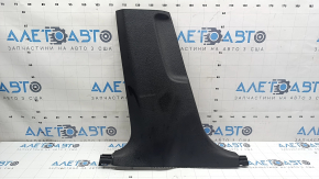 Lower left center pillar trim for Honda Civic XI FE/FL 22-26, black, plastic turned white