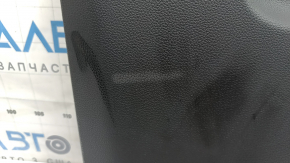 Lower left center pillar trim for Honda Civic XI FE/FL 22-26, black, plastic turned white