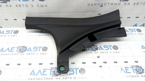 Honda Civic XI FE/FL 22-26 black rear right door sill plate