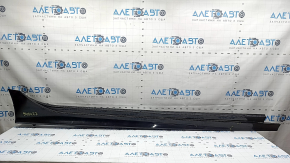Right side sill for Honda Civic XI FE/FL 22-26 4d, black, scratches