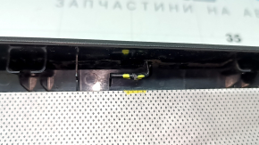 BMW X7 G07 19-26 Black lower trunk door trim, with rubber strips, cracks in the fasteners