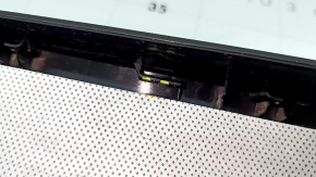 BMW X7 G07 19-26 Black lower trunk door trim, with rubber strips, cracks in the fasteners