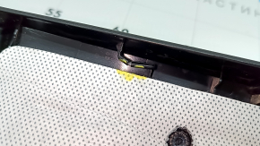 BMW X7 G07 19-26 Black lower trunk door trim, with rubber strips, cracks in the fasteners