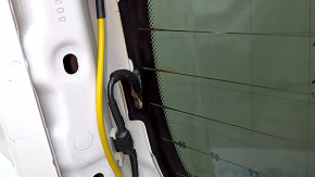 Bare trunk door with glass, upper part, BMW X7 G07 19-26 tinted, white A96, dented